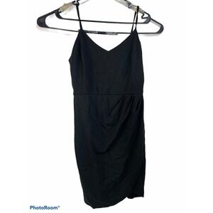 NWT Zalalus Womens XL‎ Black Side Zip Dress
